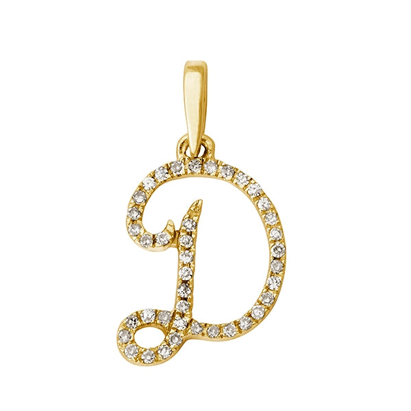 COLGANTE INICIAL CURSIVA D - Centeralia Plus S.L