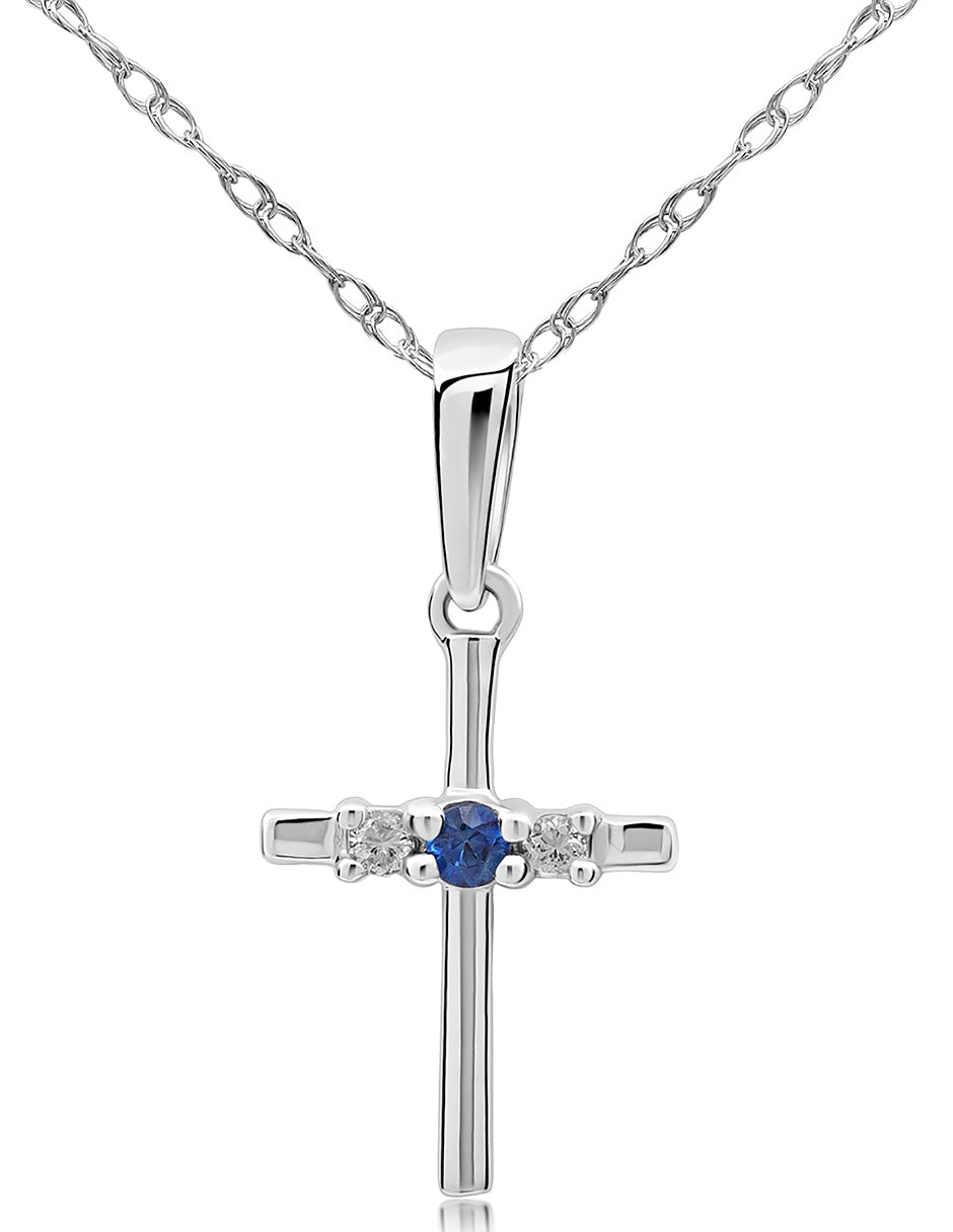 COLGANTE CRUZ SALVEA ZAFIRO - Centeralia Plus S.L