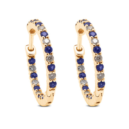 PENDIENTES ELARA DIAMANTES Y ZAFIROS - Centeralia Plus S.L