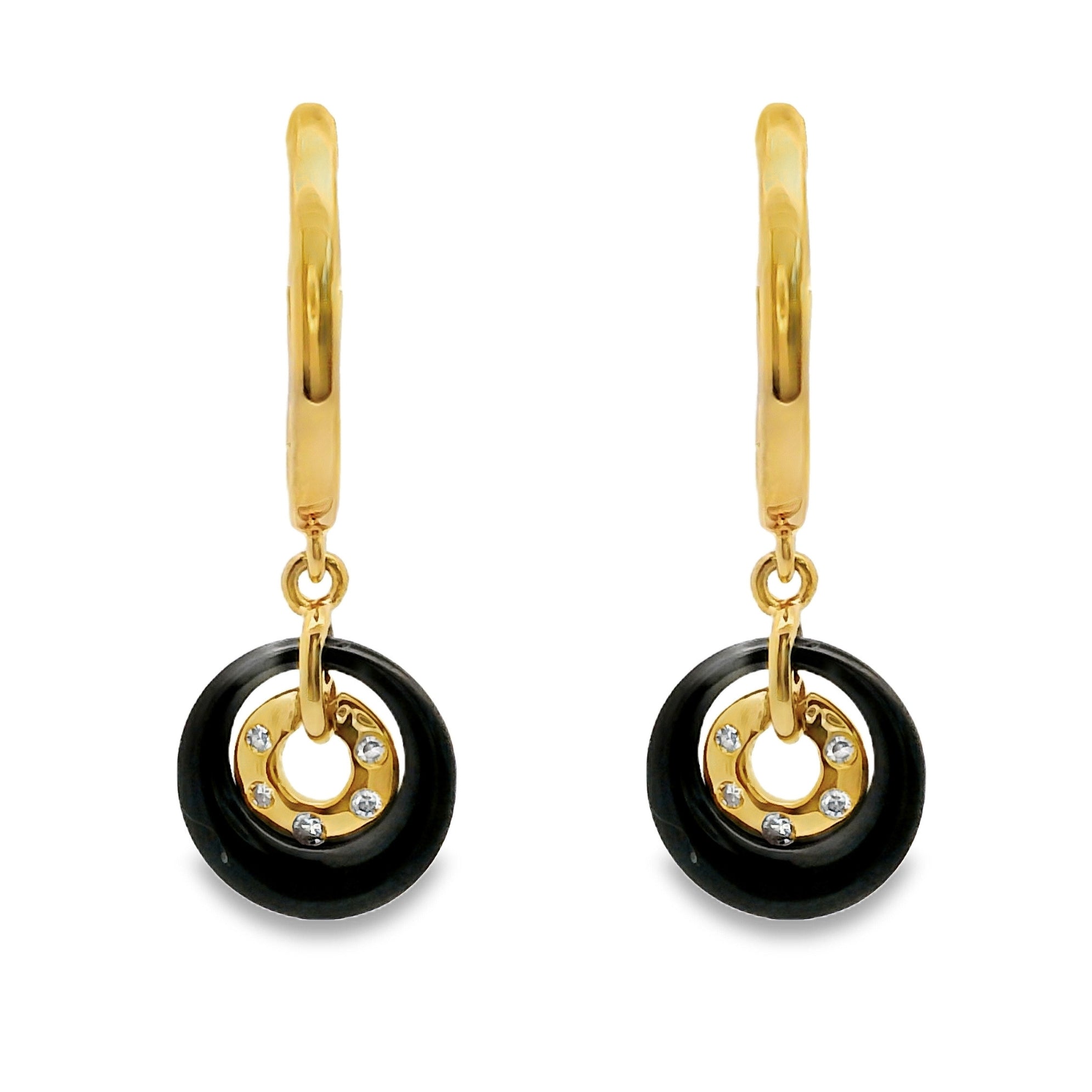 PENDIENTES 18KT 8 BRILLANTES - Centeralia Plus S.L