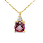 COLGANTE 18KT 7 BRILLANTES 1 TOPACIO - Centeralia Plus S.L
