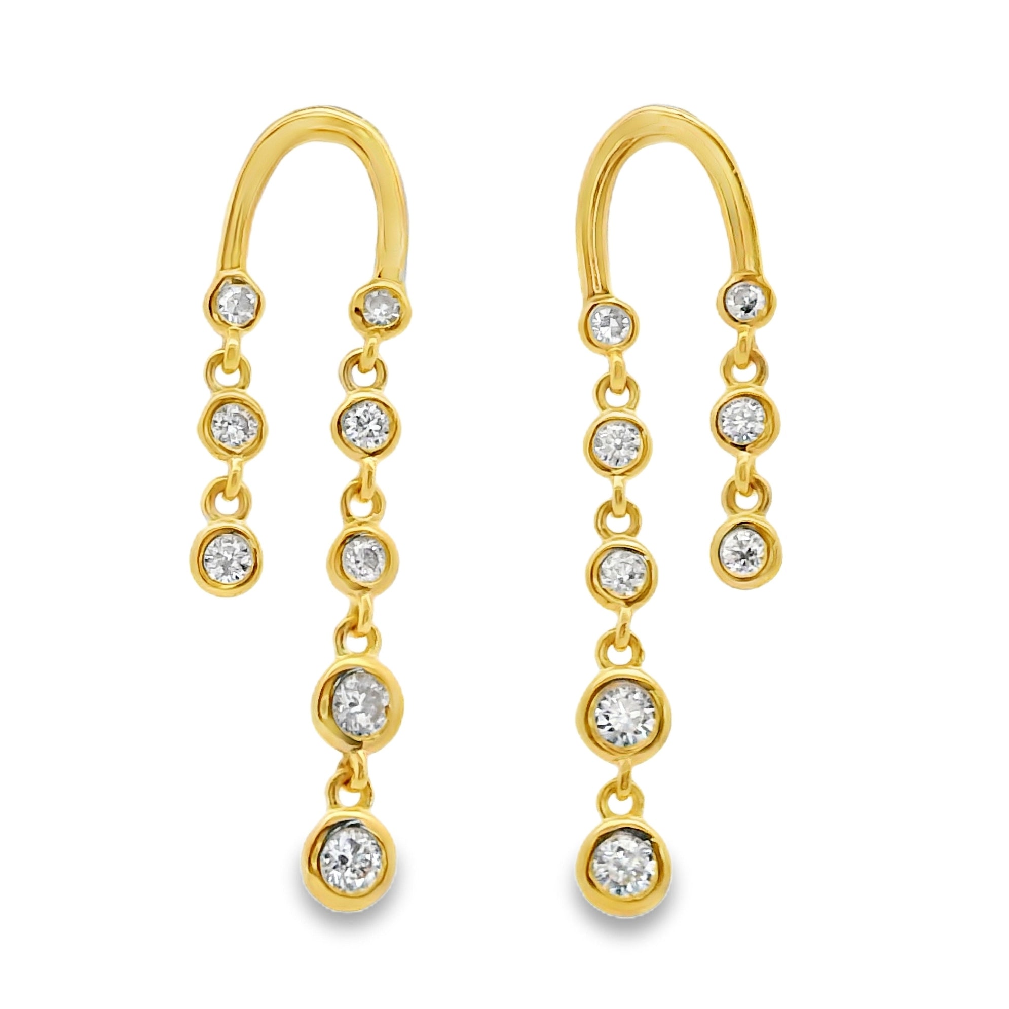 PENDIENTES 18KT 16 BRILLANTES - Centeralia Plus S.L